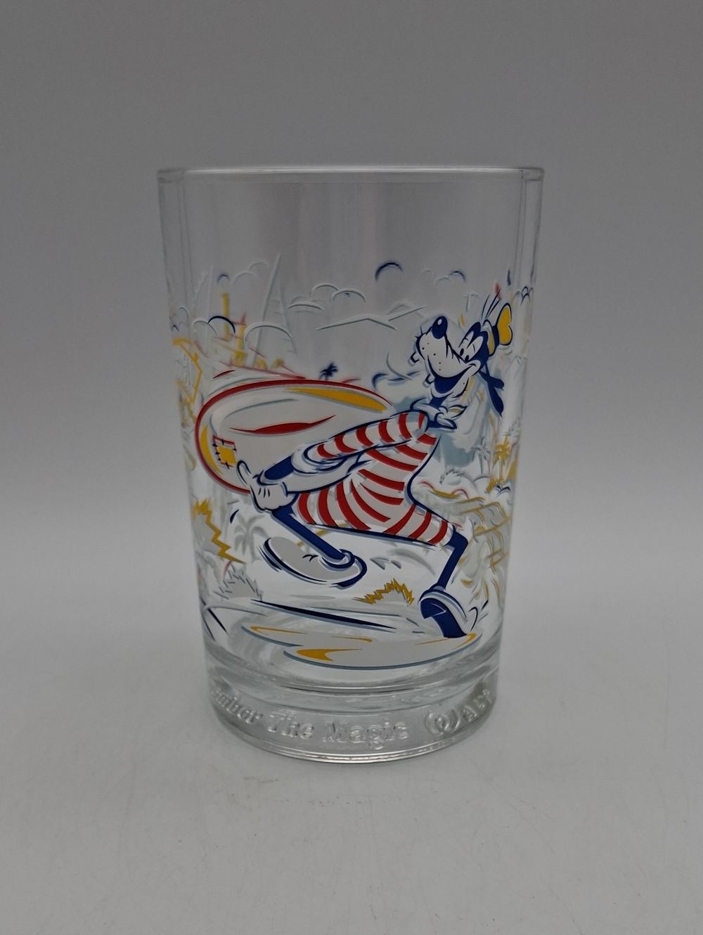 Disney World Goofy Glass Tumbler